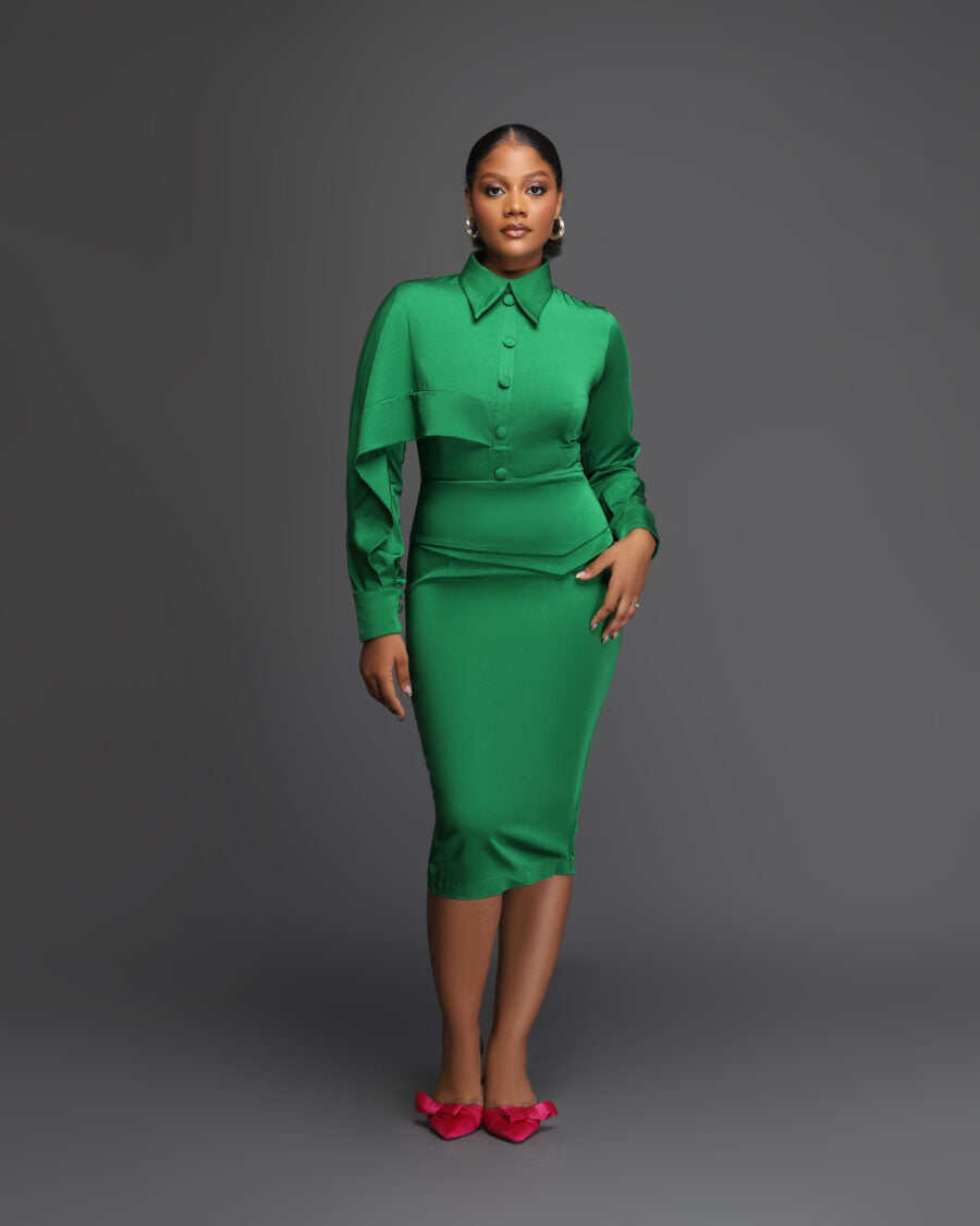 slim fit dress slacks Buy Charlotte Gown (Emerald Green) main image 1