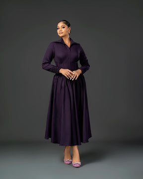 HELENA DRESS (PLUM)