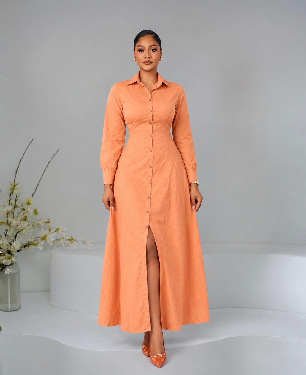 Coral Dress
