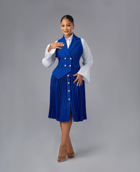 Xiomara and Kamila Shirt Set (blue)